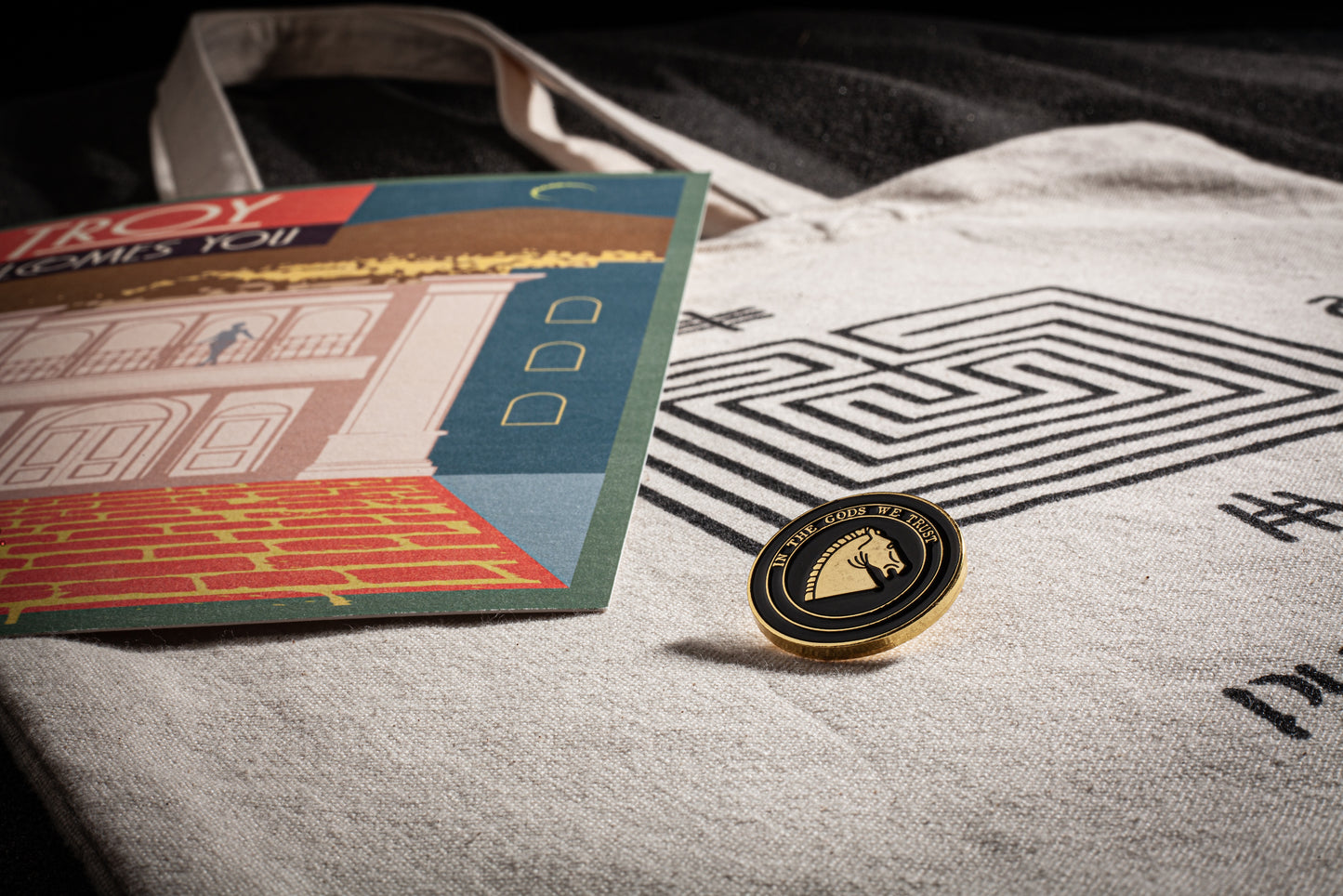 Beige Tote Bag - Maze