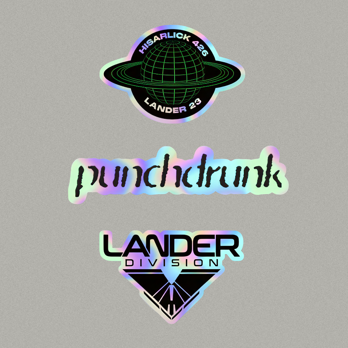 3-Pack Holographic Stickers [Limited Edition]