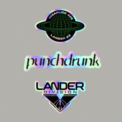 3-Pack Holographic Stickers [Limited Edition]