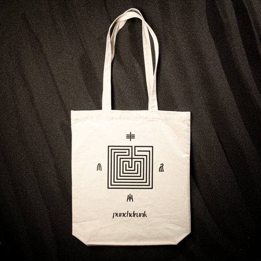 Beige Tote Bag - Maze